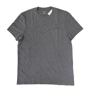 NWT J. Crew Men's Slate Gray Heathered Washed Jersey Pocket Tee - SIZE XXL